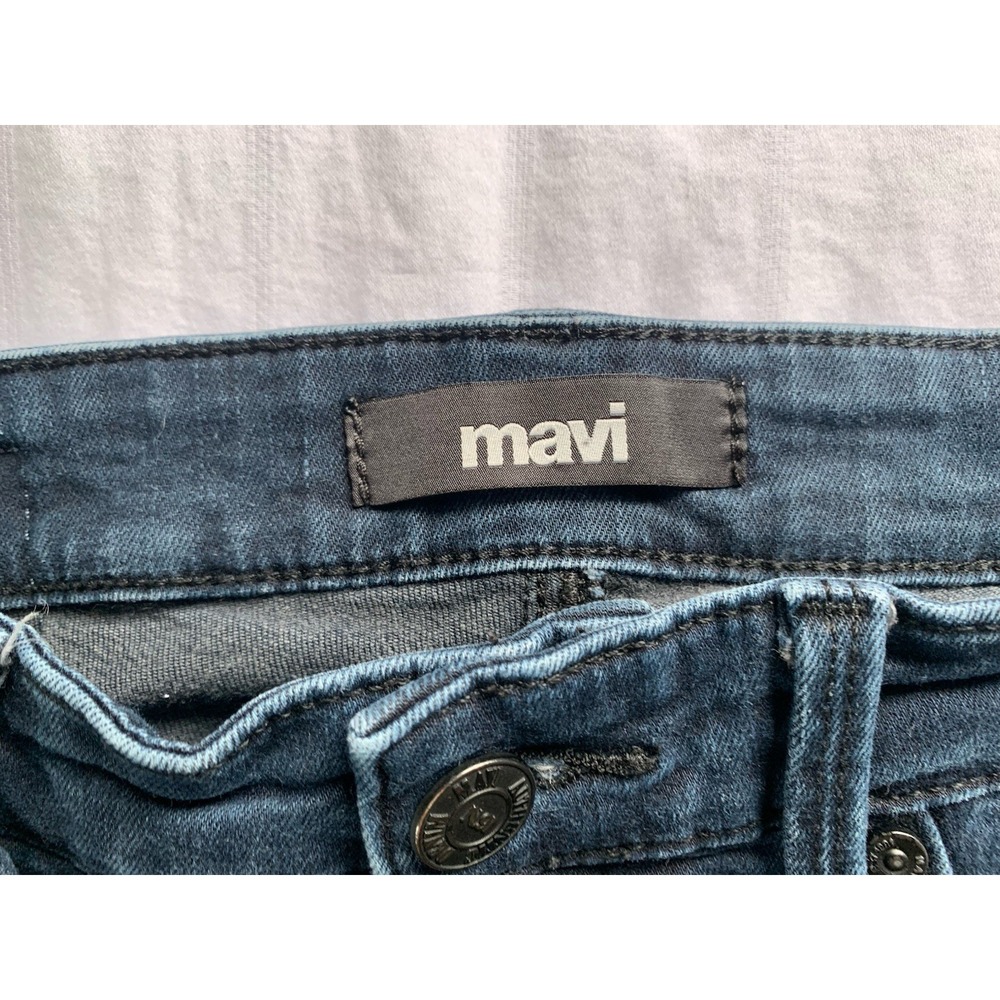 Mavi Jeans Men 29x30 Blue Zach Straight Leg Dark Wash Stretch Denim - Picture 3 of 16